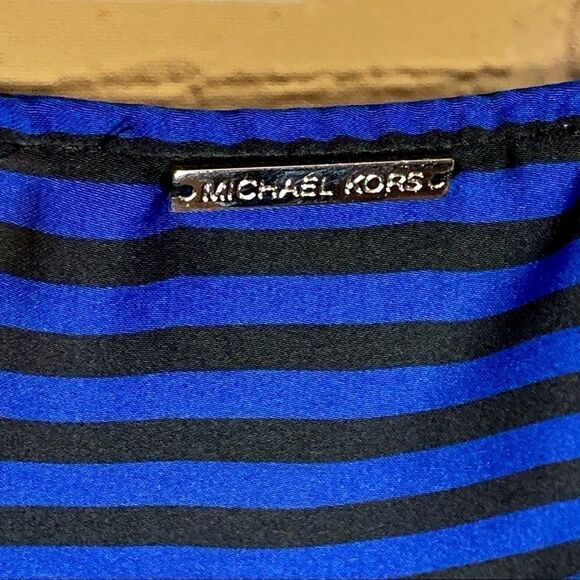 Michael Kors Blue and black striped tank - Picture 4 of 7